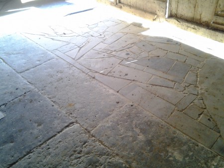 pose de cassons pierres bleues